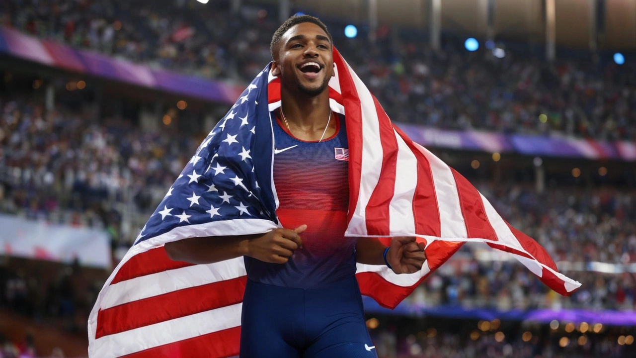 Noah Lyles Conquista Ouro nos 100m por Milésimos de Segundo, Garantindo Triunfo para os EUA