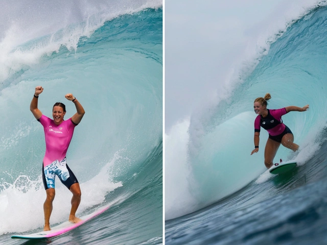 Kauli Vaast e Caroline Marks conquistam ouro olímpico no surfe em Paris 2024